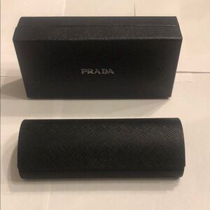PRADA Sun Glasses Case With Cleaning Cloth